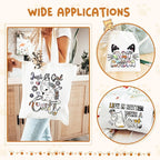 Tintnut Cute Cat & Paw Heat Transfer Vinyl, easy cut & weed, stretch washable - Image 6