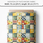 Summer Lemon Patchwork Cotton Fabric Panel – Six 10×10 inch Designs + Bonus - Image 7