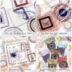 72Pcs Large Diecut PET Decorative Frames Stickers - Image 3