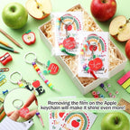 Suncalla 984 Pcs 24 Set Teacher Keychain Making Kit Teacher Charm Gifts | DIY - Image 4