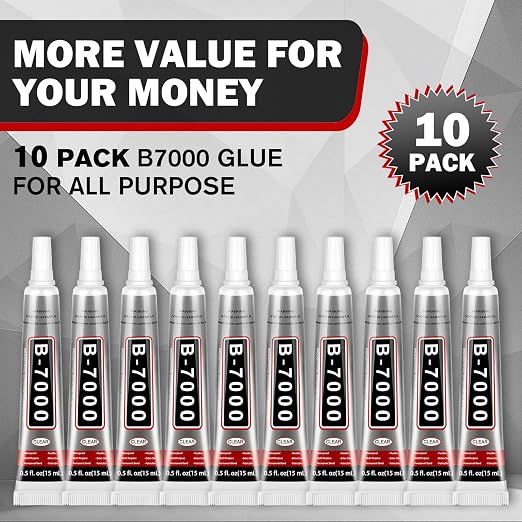 B-7000 Glue Clear with Precision Tip, 15ml 10 Pack Multi-Function Craft Adhesive - Image 8