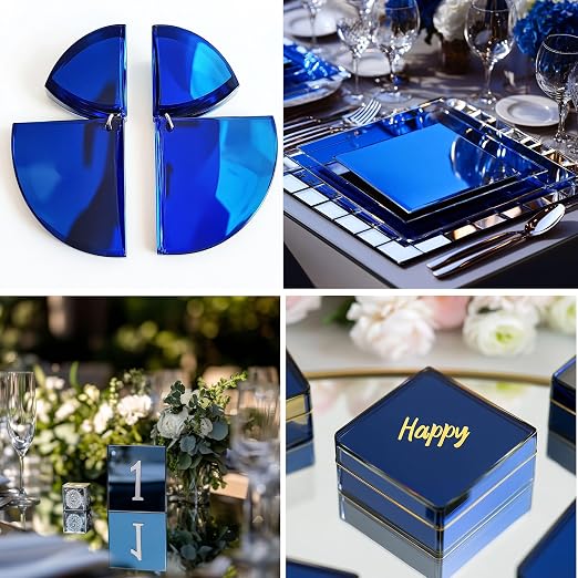 12x12 Inches Blue Mirror Acrylic Sheet – 2 Pcs Reflective Acrylic Panel - Image 3