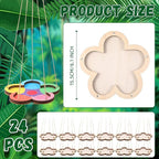 DoubleFill 24 Pcs Thickened Wood Bird Feeder Craft Kits - Image 2