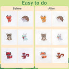 Caydo 6 Pieces Cross Stitch Kit - Image 3