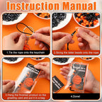 Suncalla 984 Pcs 24 Set Basketball Keychain Making Kit DIY Basketball Bag Tag - Image 2