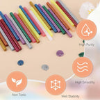 Gartful 120PCS Glitter Mini Hot Glue Sticks - Image 3