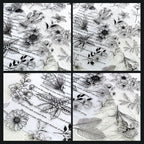 50Pcs Black Transparent Waterproof Plant Stickers - Image 7