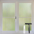 STATINT Reeded Glass Window Privacy Film 3D Decorative Frosted Non Adhesive UV by STATINTWINDOWFILMS
