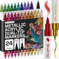 ARTISTRO 24 Metallic Acrylic Paint Markers by ARTISTRO