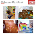 DEART Colored Masking Painters Labeling Tape Masking Tape 1 inch Color Painter - Image 5