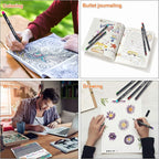 Vanstek 46 Pack Journal Planner Colored Pens, Fineliner Pens - Image 7