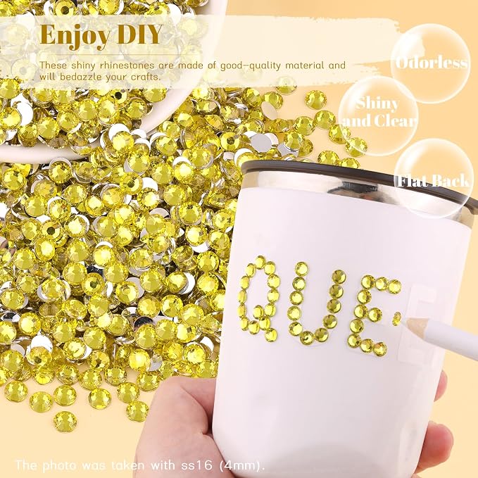 6000PCS 4mm Resin Rhinestones Bulk - Image 4