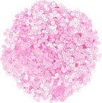 Mandala Crafts 6mm Flat Round Pink Sequins - Image 2