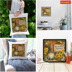 Zhenqing Garden Gnome Welcome Stamped Cross Stitch Kit - Image 7