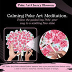 Unwynd Poke Art Cherry Blossom Flower Bouquet | Mess-Free Arts and Crafts - Image 3