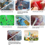 SWATOM 10PCS Diamond Art Kits for Adults for Garden Decor - Image 7