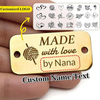 10-100Pcs Personalized Metal Tags - Image 2