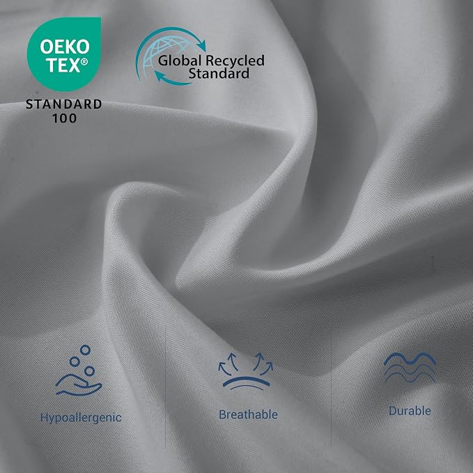 Bulk Queen Flat Sheets Only, 6 Pack Quick Sort Top Bed Sheet, Color-Coded Label - Image 2
