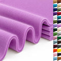 Lilac Large Felt Fabric 36" x 36", 1.4 mm Soft Felt Sheet, Nonwoven Fabric by ZANEXIR