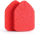 Replacement Scrubber Refill for Moku Home Extendable Tub Tile Shower Brush for Cleaning Non-Scratch (2X Scrubber Sponge Red)