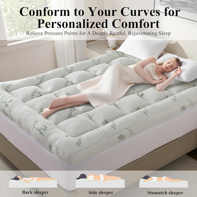 ELNIDO QUEEN® 3 Inch Memory Foam Mattress Topper Full Size - Image 5