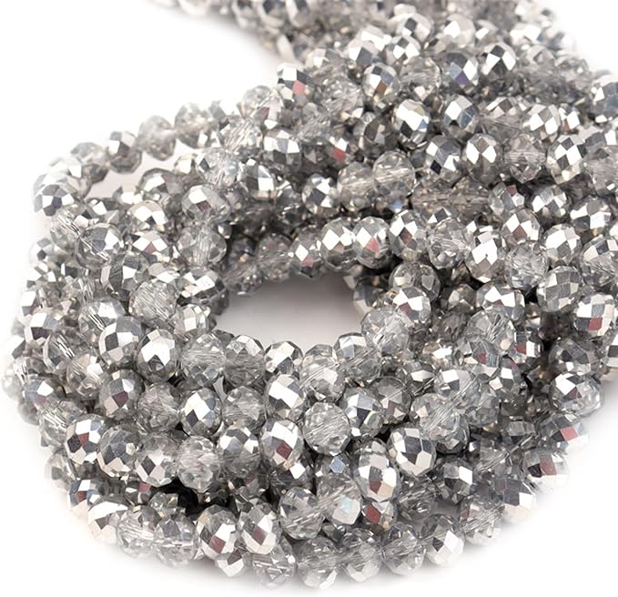 460Pcs 8mm Crystal Glass Beads for Jewelry Making Beads for Bracelets Necklace - Image 7