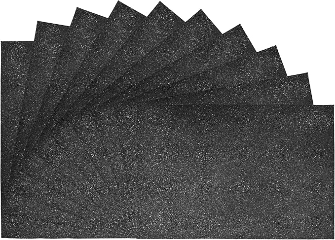 pson 10Pcs 7.8 x 11.8 Inch Shiny Self-Adhesive EVA Foam Sheets by Unknown