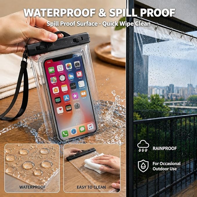 SHISU Clear TPU Vinyl Fabric 12 Mil, Heavy Duty Large Sheet | Large waterproof - Image 4