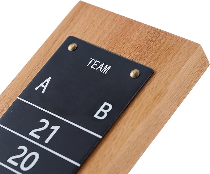 Steel Scoreboard Nailed on a Beech Board - Image 6