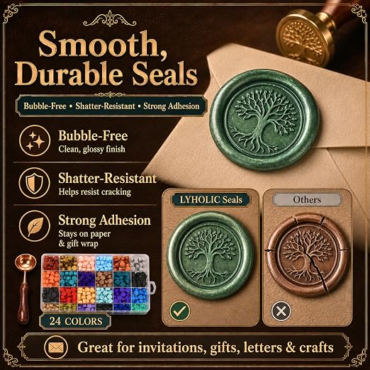 xxxHOLIC Wax Seal Kit, 360 Beads in 24 Colors | - Image 3