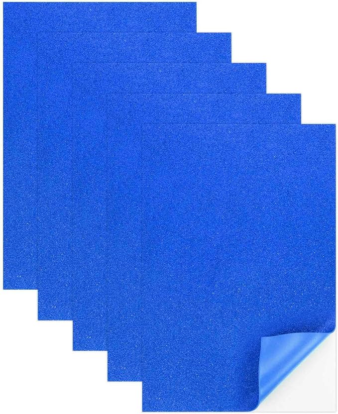 MECCANIXITY 5 Sheets Dark Blue Shiny Foam Sheets by MECCANIXITY