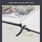 Beechmore Books A5 Mixed Media Sketchbook - Image 5