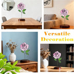 Stained Glass Flowers, Stained Glass Rose - Image 5