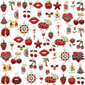 30pcs Mixed Enamel Charms Pendants by JulieWang-FortheLoveofHandmade