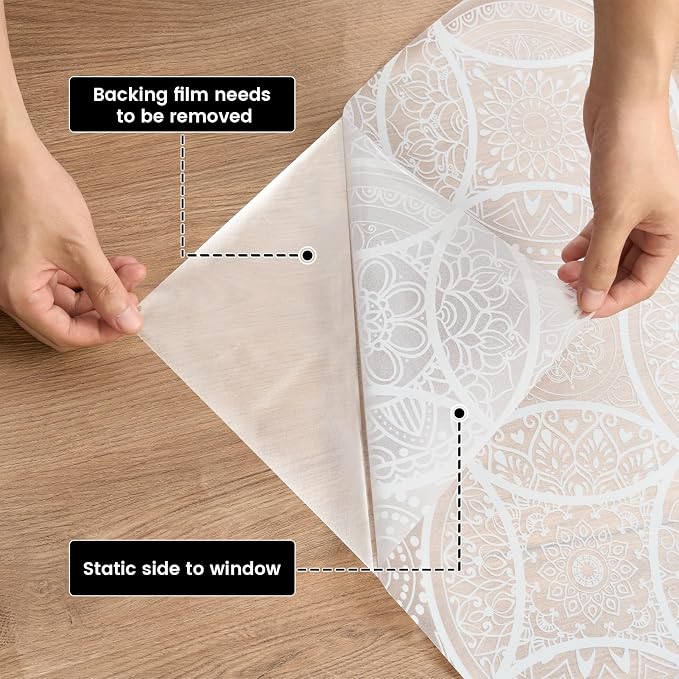 DKTIE Bohemian Decor Stained Glass Window Film - Image 8