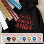 TUMIYA Red Glitter Heat Transfer Vinyl HTV Roll - Image 6