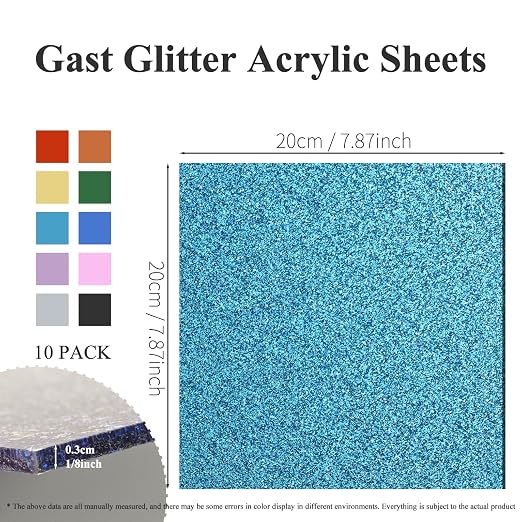 Glitter Acrylic Sheets for Engraving - Image 2