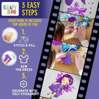 Fairy Elves Sewing Kit for Kids, Fun and Educational Fairytale Craft Set for - Image 4