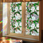 Rainbow Tinted Window Film, Sun Blocking Privacy Decal, Faux Stained Glass - Image 6