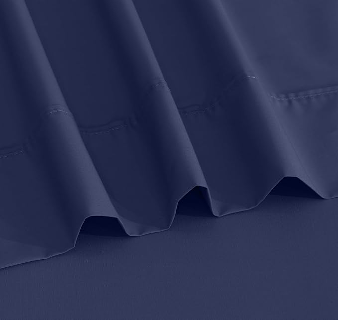 RUVANTI 100% Cotton Sheets – Full Size Percale Bedding, Cooling & Breathable - Image 6