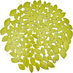 500g/1.1lb Leaf-Shaped Ceramic Mosaic Tiles, Ceramic Mosaic Pieces - Image 3