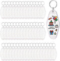 Yoption 50pcs Blank Motel Keychain Bulk by Yoption