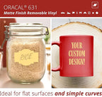 ORACAL 631 Matte Maize Vinyl Durable Roll Easy to Weed Permanent Adhesive Craft - Image 2