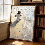 VXGMYPGZ Framed Footprints in the Sand Canvas Wall Art, Inspirational Christian - Image 7
