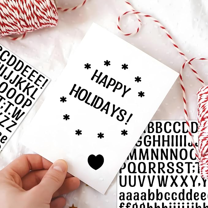 Letter Stickers 0.5 inch, Self-Adhesive Vinyl Waterproof ABC Letter Stickers - Image 5
