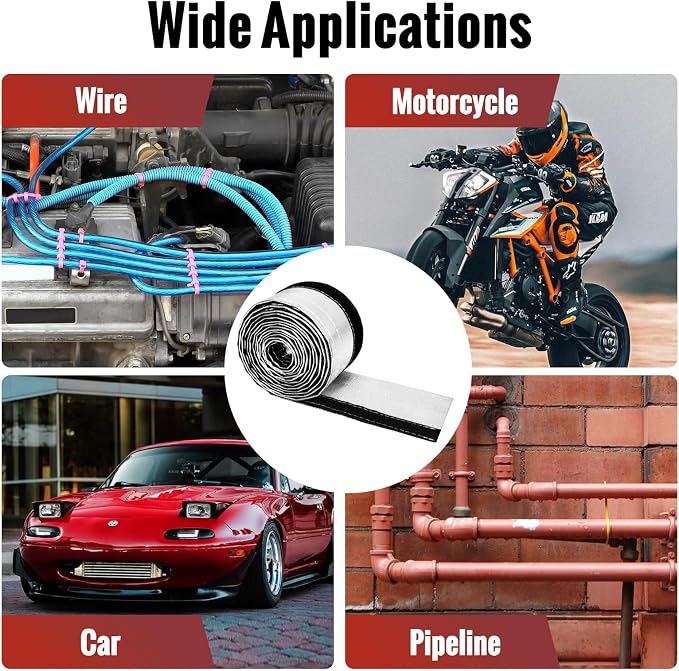Wire Heat Shield Wrap for Car Hose Lines, 1-1/2" I.D.x 10FT, - Image 6