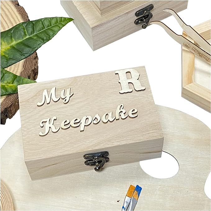 Cregugua 8 Pack 6 X 4 X 2 Inch Unfinished Wooden Box - Image 4