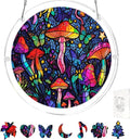 83 Piece Acrylic Puzzle Suncatcher, Stained Glass Style Art DIY Puzzle by REAIJUNPIN