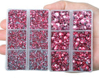 10000Pcs 2-Boxes Mixed Size Hot Fix Round Crystals Gems Glass Stones Hotfix - Image 4
