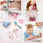 Hosuly 40 Pcs Pink Rose Floral Jelly Fabric - Image 7